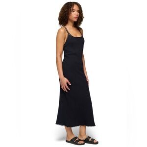 Prana Hideaway Black Midi Dress Sz XS NWT